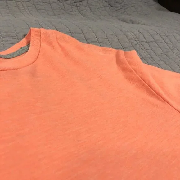 4/$15 Old Navy T Shirt Men Large Tall Coral Soft Washed Tee - Picture 10 of 16